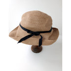 mature ha. マチュアーハ BOXED HAT ペーパー ハット 帽子  黒 ブラック  (16M＋3801)【中古】