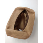 mature ha. マチュアーハ BOXED HAT ペーパー ハット 帽子  黒 ブラック  (16M＋3801)【中古】