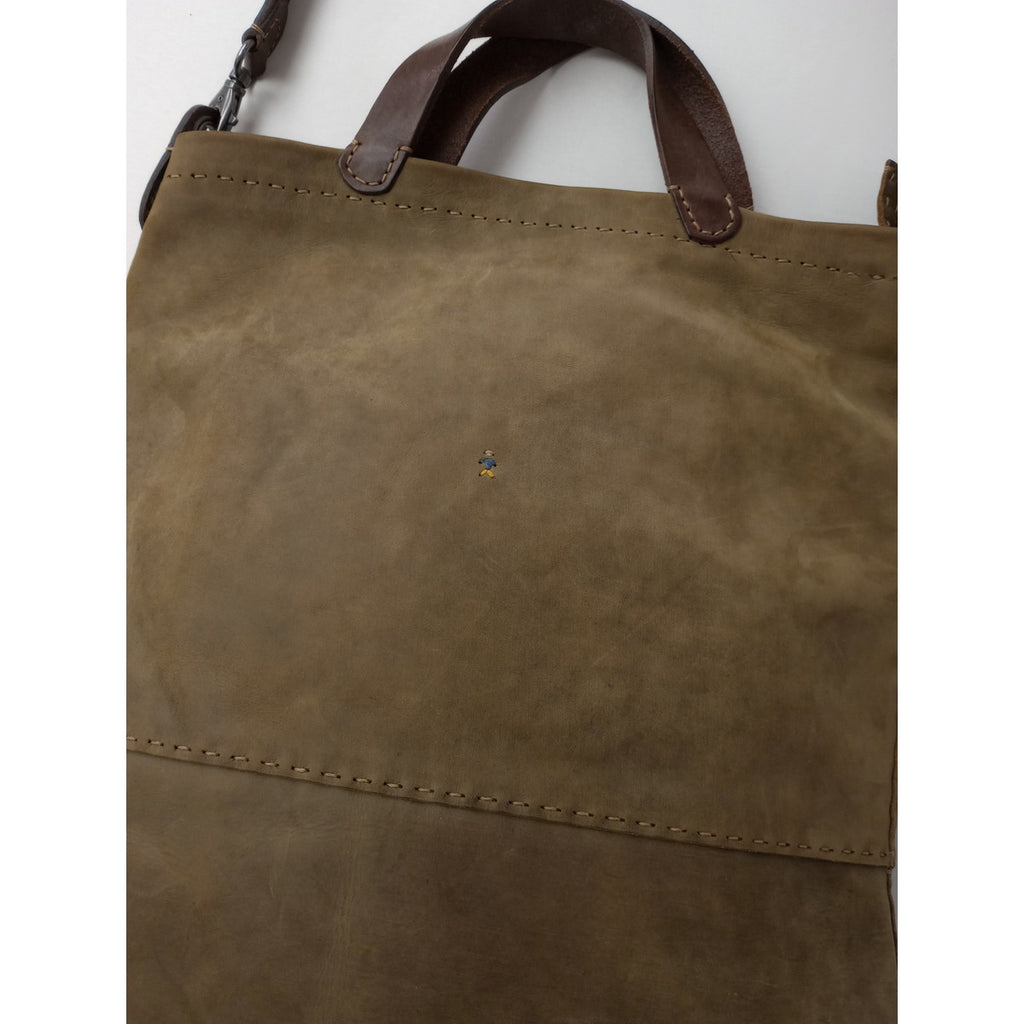 HENRY BEGUELIN  エンリーベグリン  レザー  ショルダー バッグ  ブラウン  【中古】