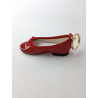 repetto レペット Mini Cendrillon Key ring バレエ シューズ  靴 キーリング  赤 【中古】