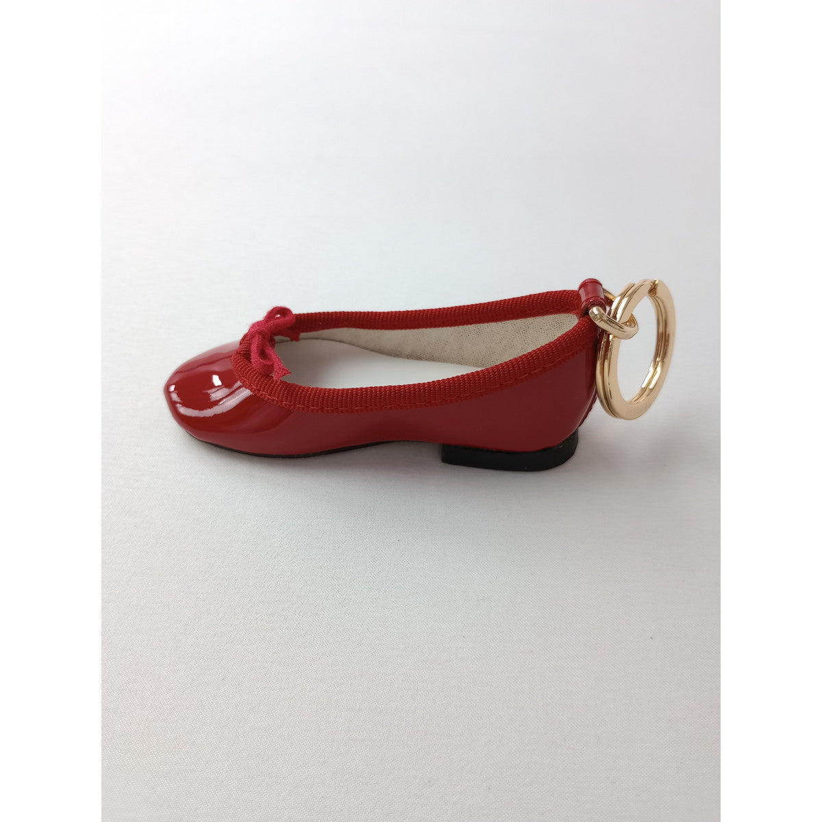 repetto レペット Mini Cendrillon Key ring バレエ シューズ  靴 キーリング  赤 【中古】
