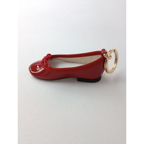 repetto レペット Mini Cendrillon Key ring バレエ シューズ  靴 キーリング  赤 【中古】