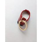 repetto レペット Mini Cendrillon Key ring バレエ シューズ  靴 キーリング  赤 【中古】