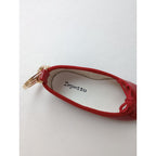 repetto レペット Mini Cendrillon Key ring バレエ シューズ  靴 キーリング  赤 【中古】