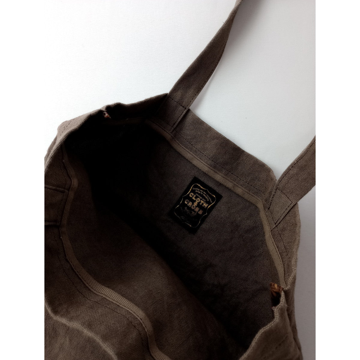 Cloth＆Cross クロスアンドクロス 雅姫 妄想カフェ COFFEE トートバッグ カーキ 【中古】