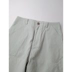 mina perhonen ミナペルホネン moon sand ムーンサンド パンツ コットン 綿 100％ ライトブルー 36 【中古】