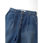 JOHNBULL   ジョンブル  デニム タック マム パンツ   ブルー  S 【中古】