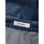 JOHNBULL   ジョンブル  デニム タック マム パンツ   ブルー  S 【中古】