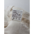 R&D.M.Co- OLDMANS TAILOR オールドマンズテーラー LINEN COTTON FRILL DECO BUTTON BIB フリル デコレーション ボタン ビブ ベスト トップス 生成り 【中古】
