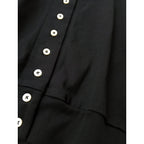 ebagos エバゴス ボレロ・コットン・ジャージー カーディガン   黒 ブラック 【中古】