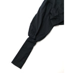 ebagos エバゴス ボレロ・コットン・ジャージー カーディガン   黒 ブラック 【中古】