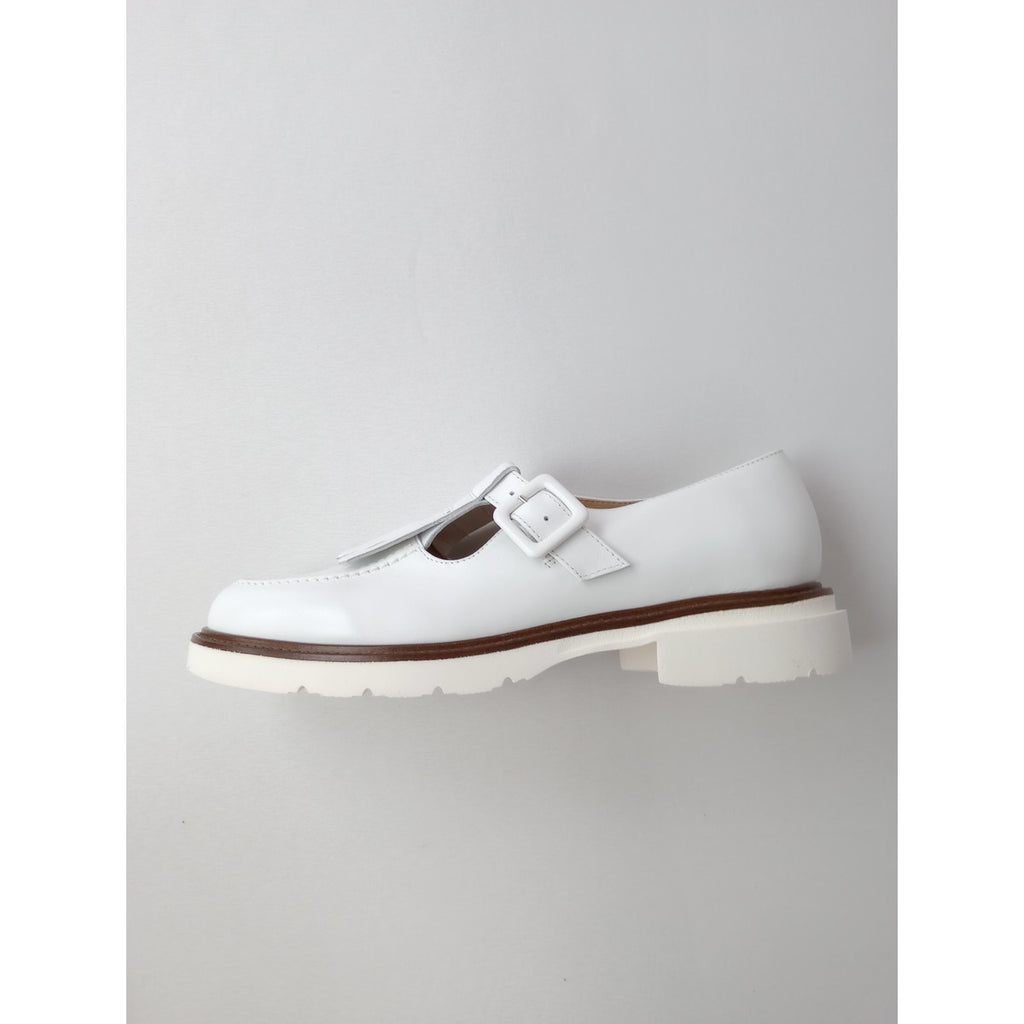 新品 PLAIN PEOPLE プレインピープル LUCA GROSSI ルカグロッシ フリンジローファー レザー マニッシュシューズ 靴 38  白