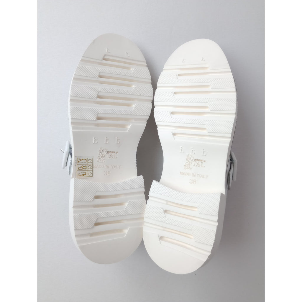 新品 PLAIN PEOPLE プレインピープル LUCA GROSSI ルカグロッシ フリンジローファー レザー マニッシュシューズ 靴 38  白