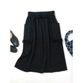 R&D.M.Co- OLDMANS TAILOR オールドマンズテーラー FRILL DECORATION SKIRT フリル デコレーション ロングスカート 黒 ブラック (6M＋2484)【中古】