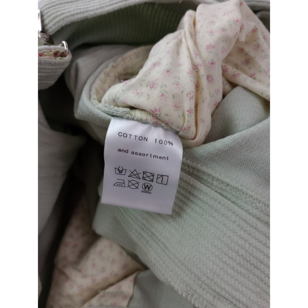 SOWA ソーワ corduroy pants mint サスペンダー コーデュロイパンツ ミント ライムグリーン (6M＋1584) 【中古】