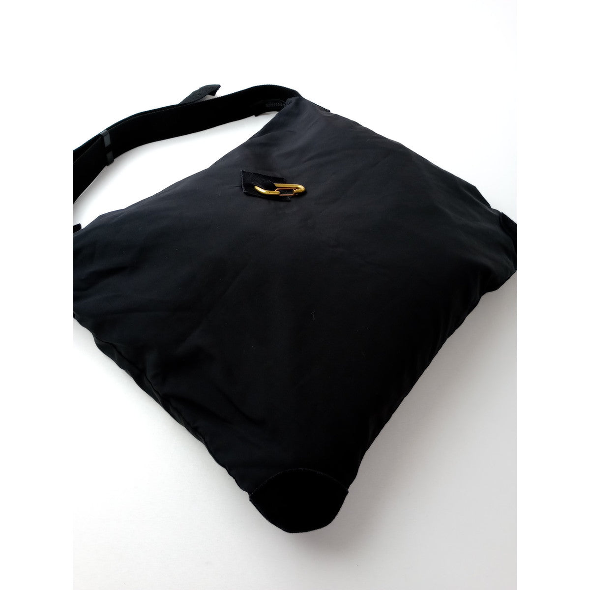 MASTER&Co. マスターアンドコー 60/40 CLOTH SHOULDER BAG with KARABINER ロクヨンクロス ショルダーバッグ＋カラビナ  黒 ブラック  【中古】