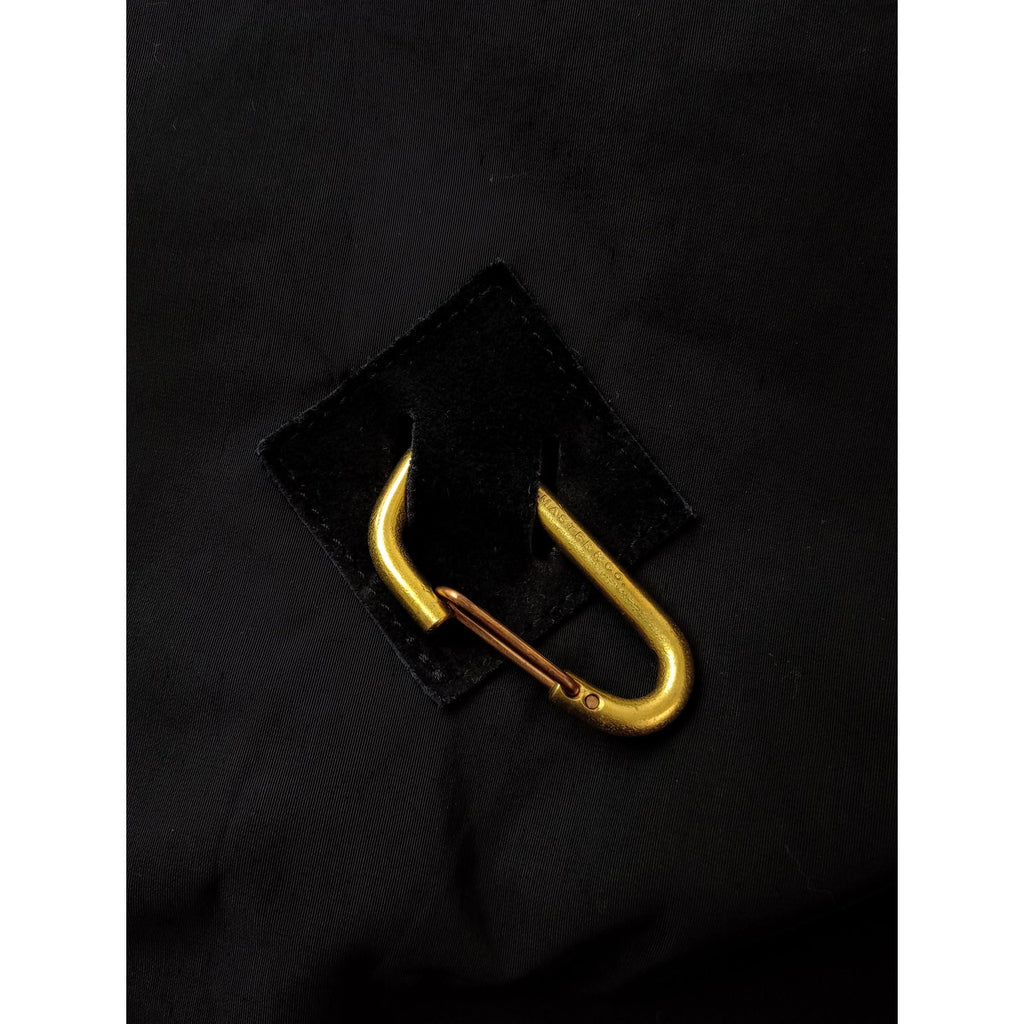 MASTER&Co. マスターアンドコー 60/40 CLOTH SHOULDER BAG with KARABINER ロクヨンクロス ショルダーバッグ＋カラビナ  黒 ブラック  【中古】