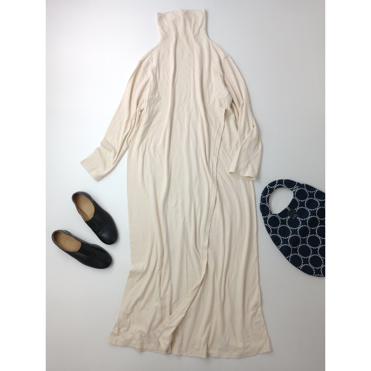 新品  YAECA CONTEMPO  ヤエカ コンテンポ  ロング  ワンピース アイボリー M