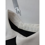 foufou フーフー【THE DRESS #22】bicolor one piece バイカラーワンピース 黒 ブラック 白 0  【中古】