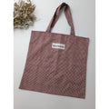 marimekko マリメッコ VERKKO TOTE BAG ヴェルッコ トートバッグ  ブラウン ブルー 【中古】