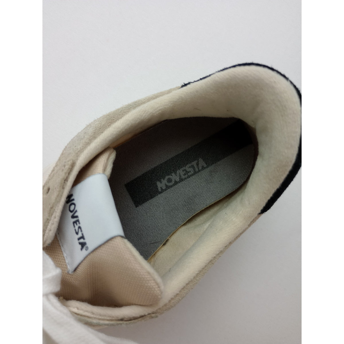 NOVESTA ノヴェスタ MARATHON スニーカー 靴  37  23.0 〜 23.5 グレー ベージュ 【中古】