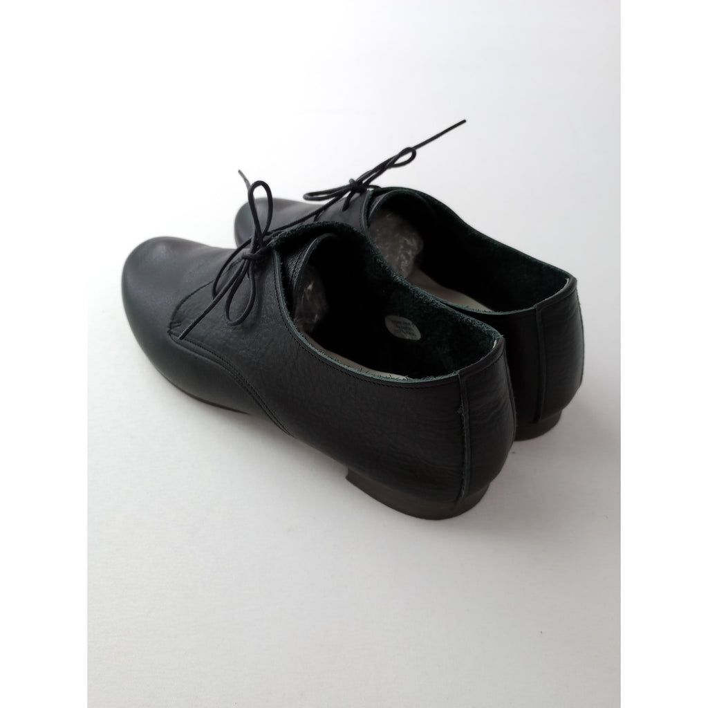 ramble dance ランブルダンス シュリンクレザーシューズ 靴 黒 ブラック 【中古】