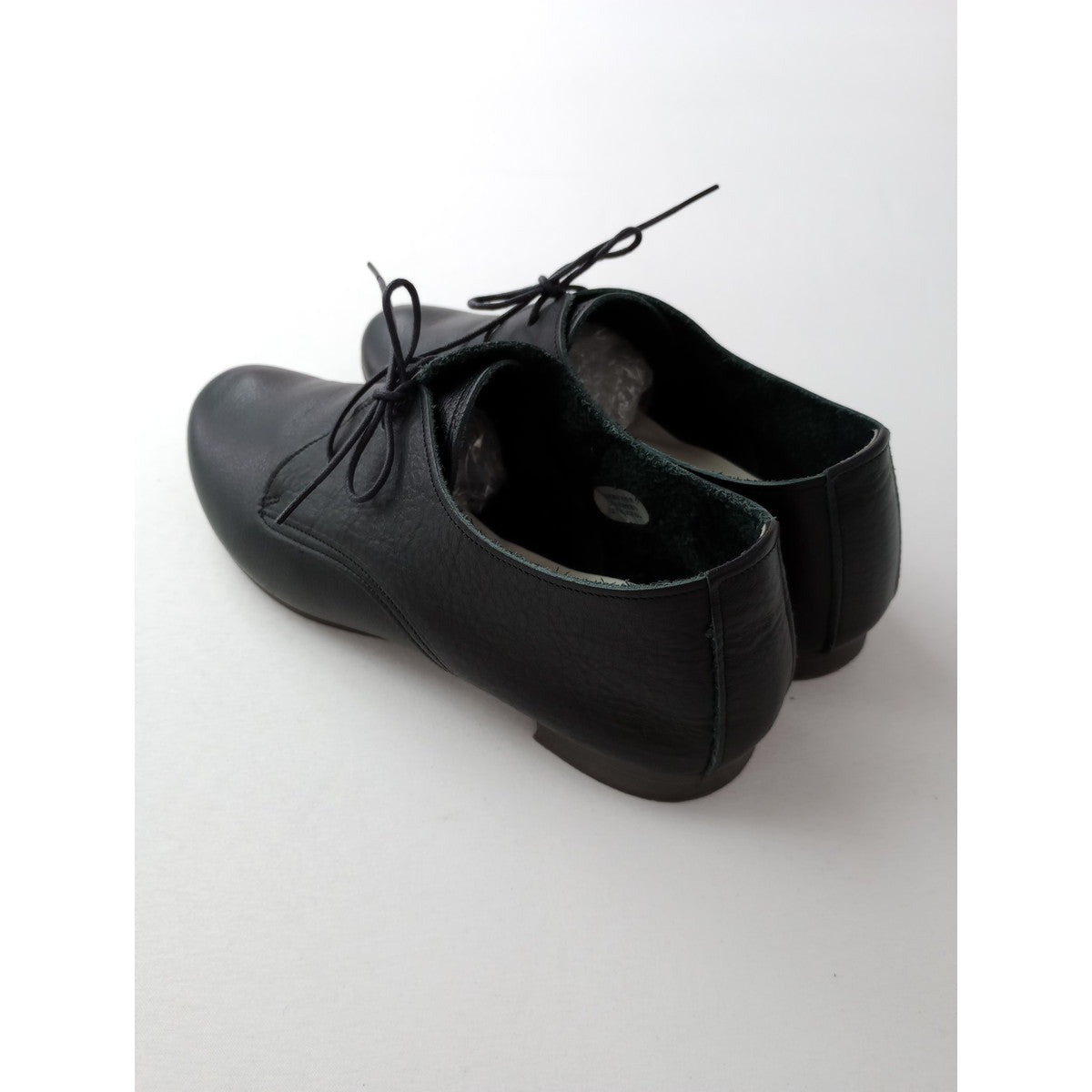 ramble dance ランブルダンス シュリンクレザーシューズ 靴 黒 ブラック 【中古】