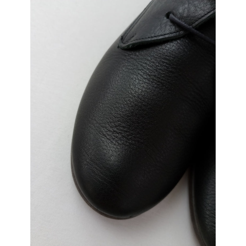 ramble dance ランブルダンス シュリンクレザーシューズ 靴 黒 ブラック 【中古】