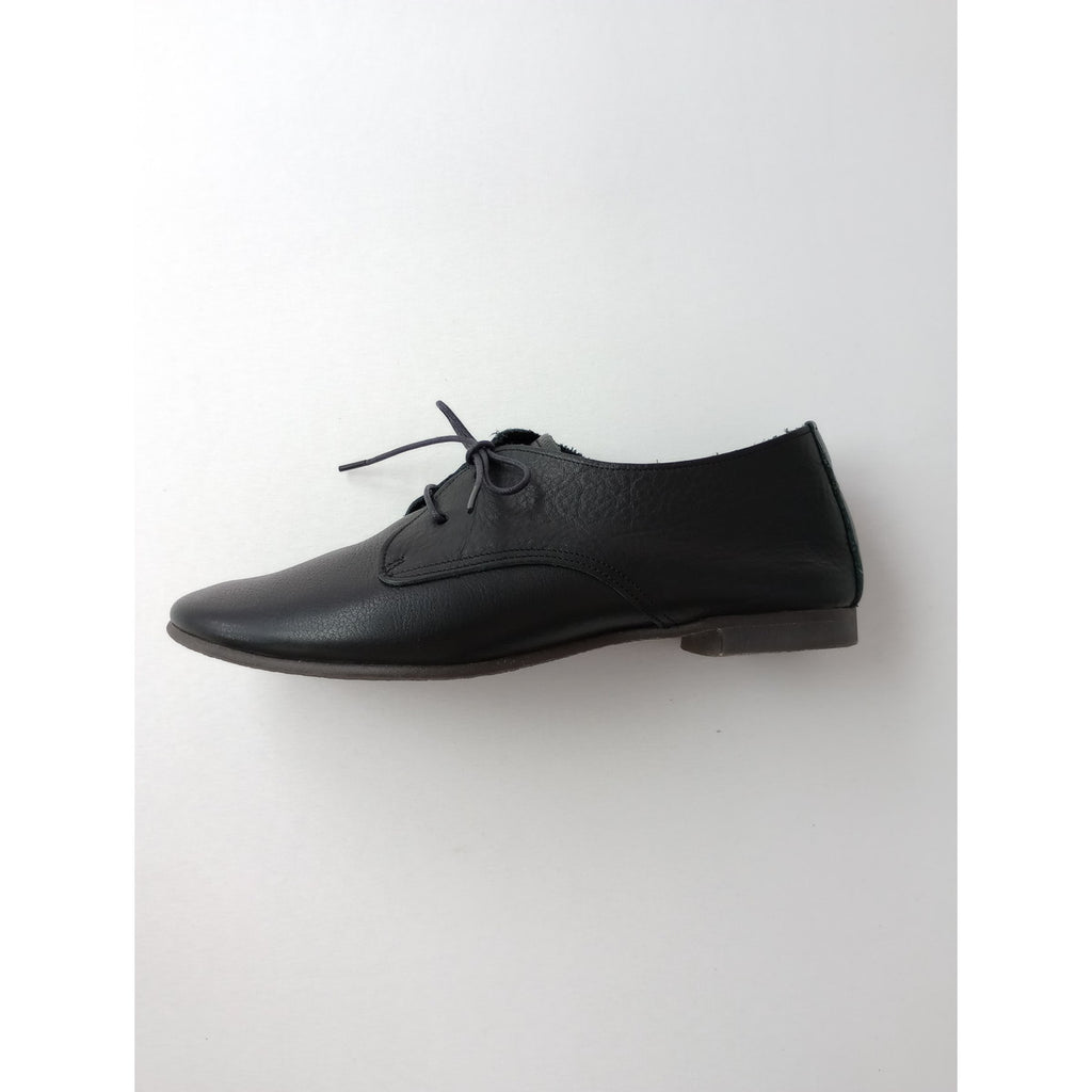 ramble dance ランブルダンス シュリンクレザーシューズ 靴 黒 ブラック 【中古】