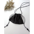 Plage プラージュ  les Tendre leather clutch ラムレザー バッグ クラッチ 巾着 黒 ブラック 【中古】