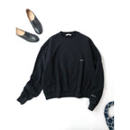 Plage プラージュ Moraesajang SWEAT クルーネック スウェット トレーナー トップス 黒 ブラック 【中古】
