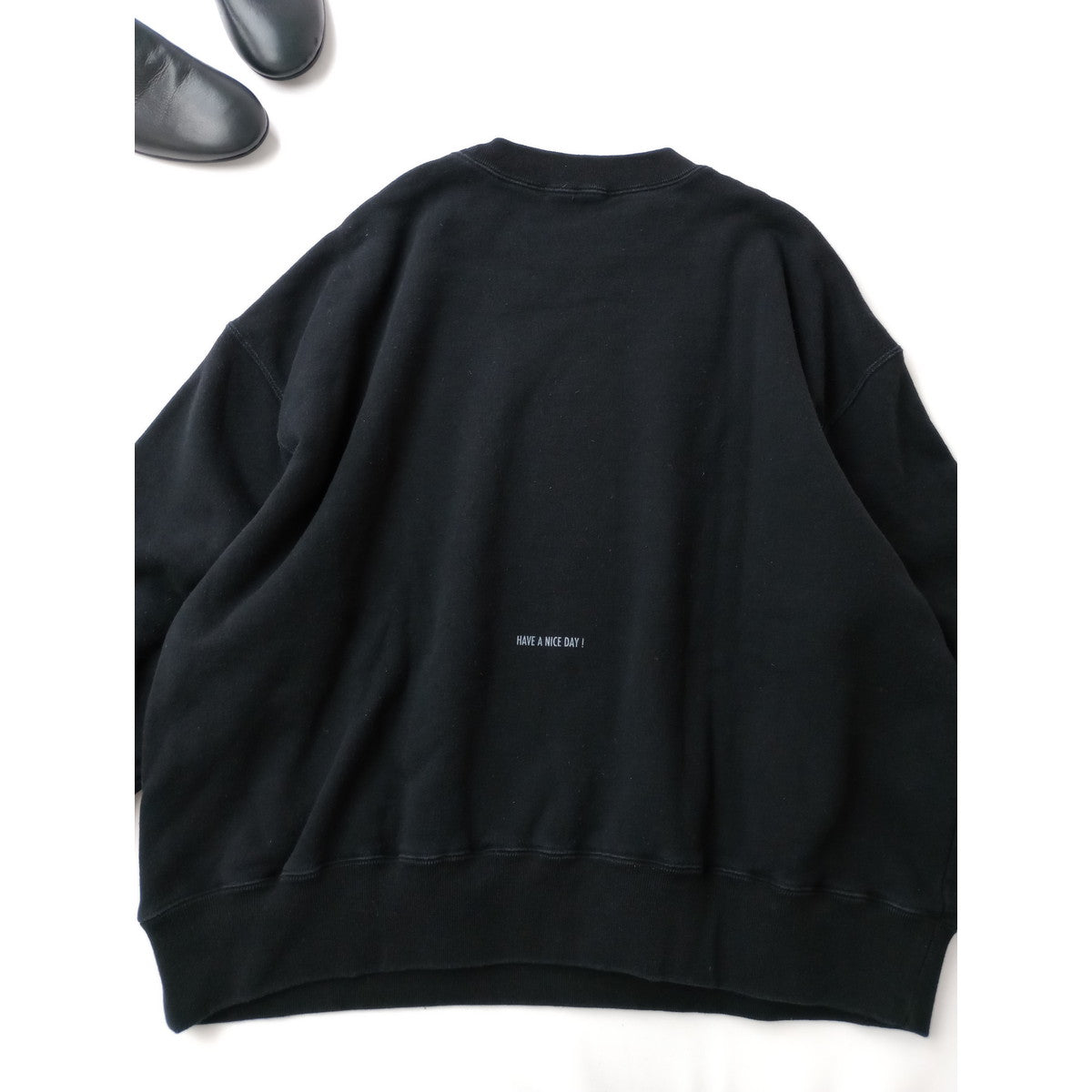Plage プラージュ Moraesajang SWEAT クルーネック スウェット トレーナー トップス 黒 ブラック 【中古】