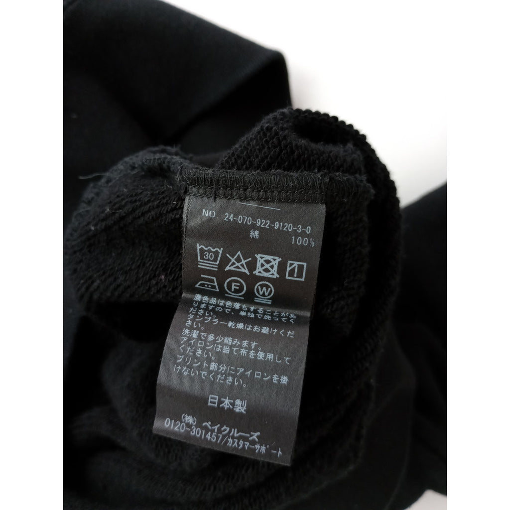 Plage プラージュ Moraesajang SWEAT クルーネック スウェット トレーナー トップス 黒 ブラック 【中古】