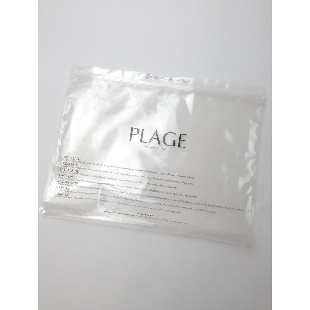 25AW Plage プラージュ PP   Pake Plage  カシミヤ100％大判ストール モヘアニットシュシュ ロープベルト ポーチ 4点セット   【中古】