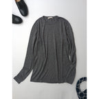Plage  プラージュ  CU WO Fine  ニット 長袖 クルーネック  トップス  グレー  【中古】