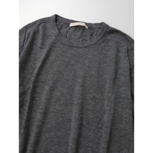 Plage  プラージュ  CU WO Fine  ニット 長袖 クルーネック  トップス  グレー  【中古】