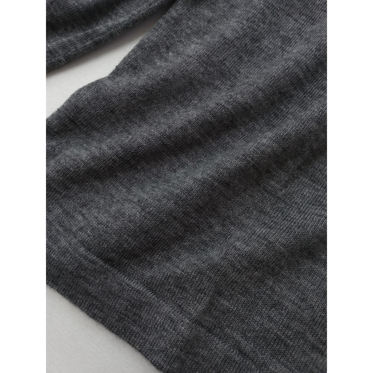 Plage  プラージュ  CU WO Fine  ニット 長袖 クルーネック  トップス  グレー  【中古】