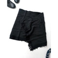 26SS  Plage  プラージュ  Plage  Silk  mix lace ストール 黒 ブラック 【中古】
