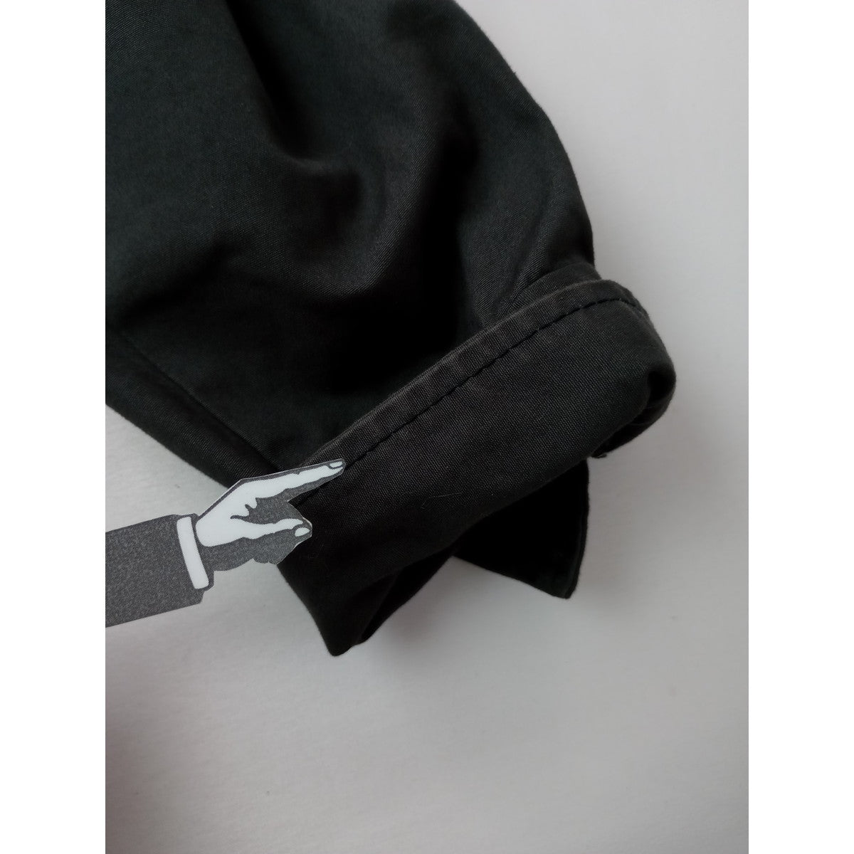 homspun ホームスパン コットンウェザー ステンカラーコート ライナー付き  くすみダークブラウン F   【中古】