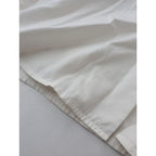 homspun  ホームスパン  フリルカラー  コットン  綿 100％ 長袖 シャツ ブラウス 白 ホワイト F 【中古】