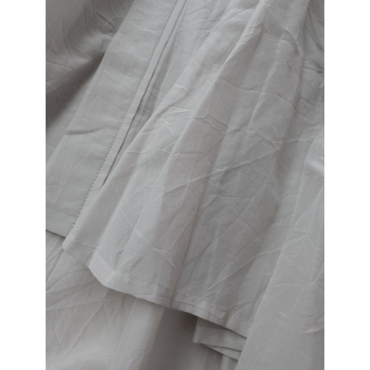 pub ピューブ Silk Cotton Lawn Tuck Blouse シルク コットン タック ブラウス トップス ライトグレー 【中古】