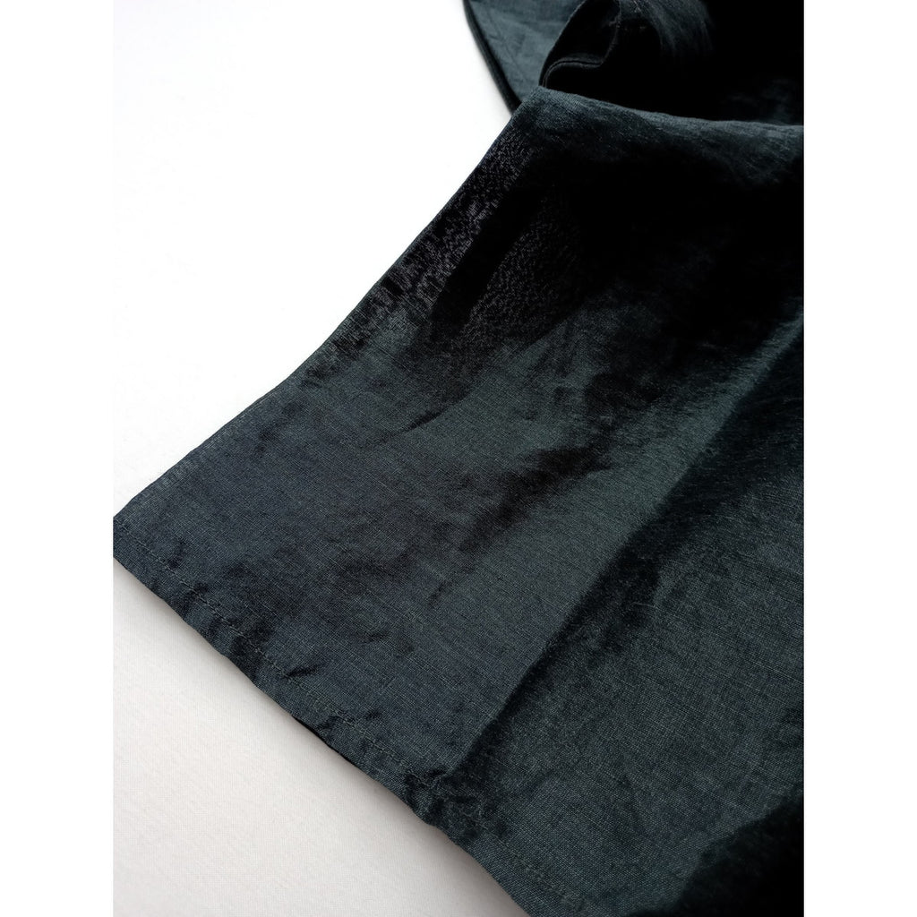 apuntob アプントビー PIETRA  イタリア製  リネン シルク プルオーバー シャツ トップス  グレー  1【中古】