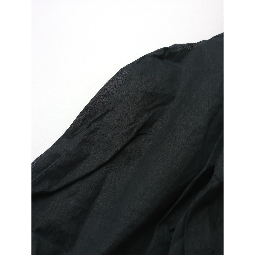 新品 ne Quittez pas ヌキテパ Cotton Organza Balloon Top コットン オーガンザ バルーン ノースリーブ トップス 黒 ブラック
