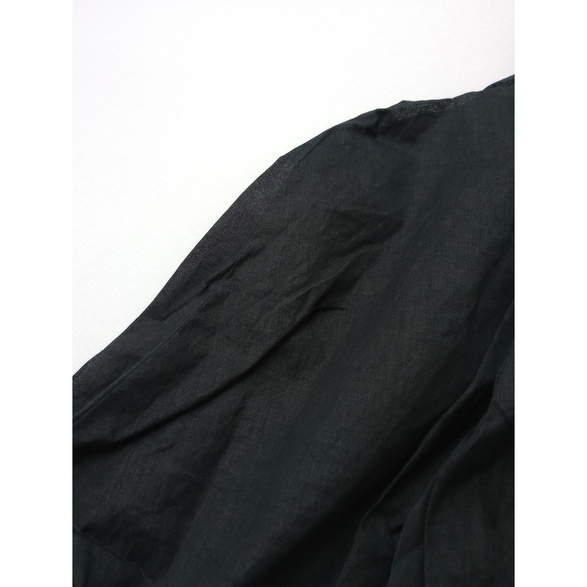 新品 ne Quittez pas ヌキテパ Cotton Organza Balloon Top コットン オーガンザ バルーン ノースリーブ トップス 黒 ブラック
