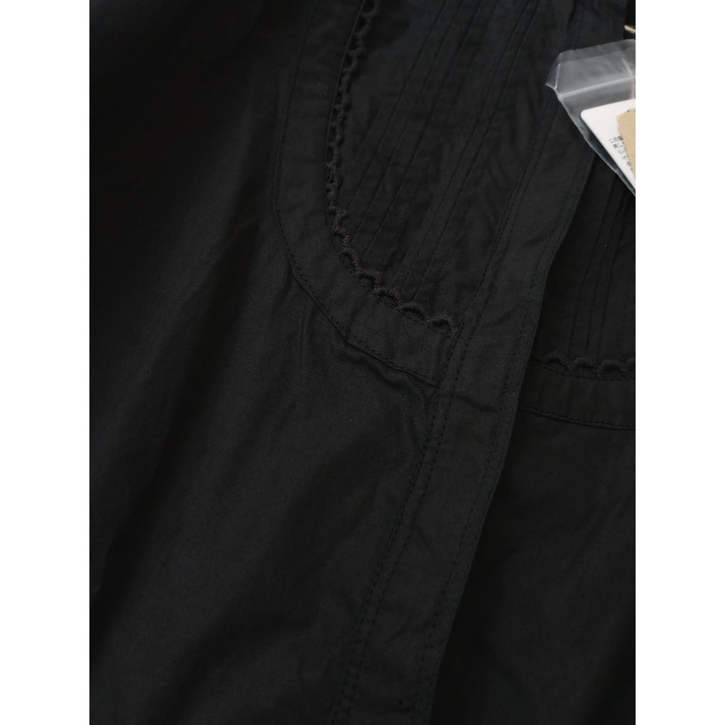 新品 Curensology カレンソロジー コットンレース サロペット オールインワン パンツ 黒 ブラック 【中古】