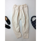 えみおわす  太チュリダー  オーガニック  コットン  パンツ 生成り 【中古】