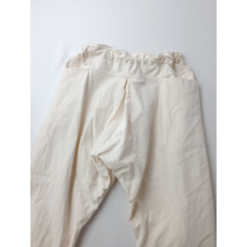 えみおわす  太チュリダー  オーガニック  コットン  パンツ 生成り 【中古】