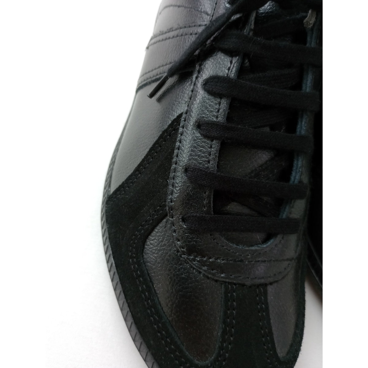 GERMAN TRAINER  ジャーマントレーナー  スニーカー 靴  黒 ブラック  24 【中古】