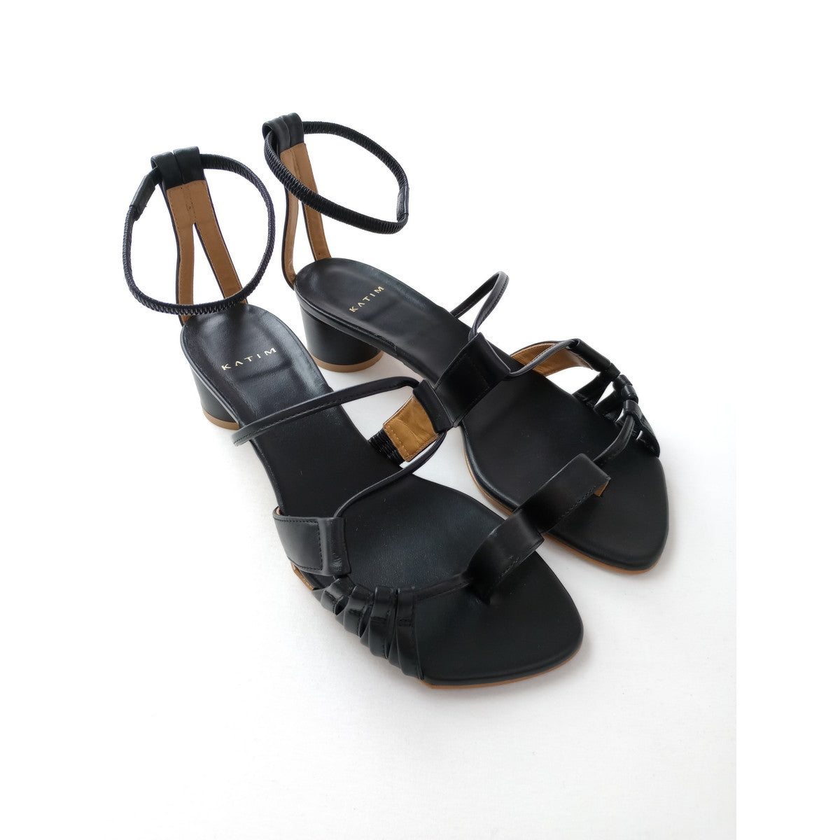 KATIM カチム CHILTERN サンダル  靴 黒 ブラック 36 1/2 【中古】
