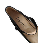 repetto レペット ストラップ スエード ヒール パンプス メリージェーン 靴 黒 ブラック 36 【中古】